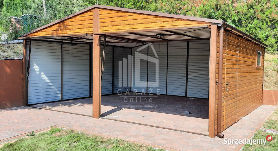 GARAŻ BLASZANY 6m x 58m dwuspad 2x Brama drzwi Bochnia sprzedam