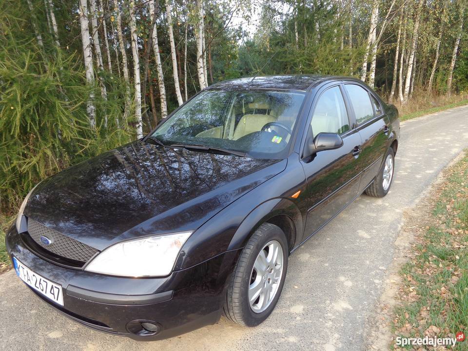 FORD MONDEO GHIA CZARNY JASNA BEŻOWA SKÓRA SEDAN Rzeszów