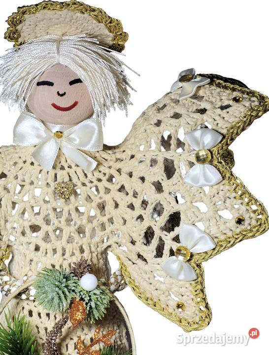 Anioł świąteczny 47 podświetlany małopolskie Krzywaczka