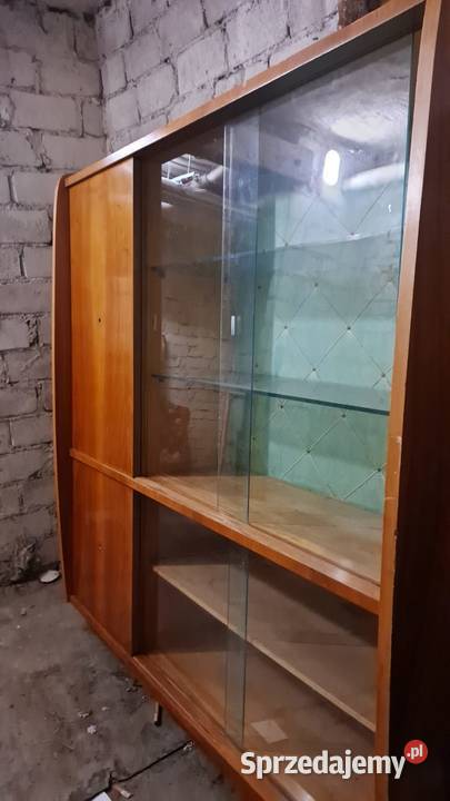 BIBLIOTECZKA lata 60 witryna regał vintage PRL Gdańsk sprzedam