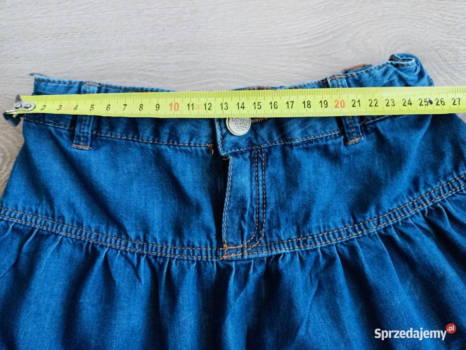 Spódniczka dziewczęca jeansowa granatowa 118 Sukienki i spódniczki mazowieckie Płock
