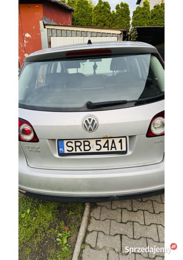 Volkswagen Golf Plus 2007 r PT I OC WAŻNE śląskie Jankowice