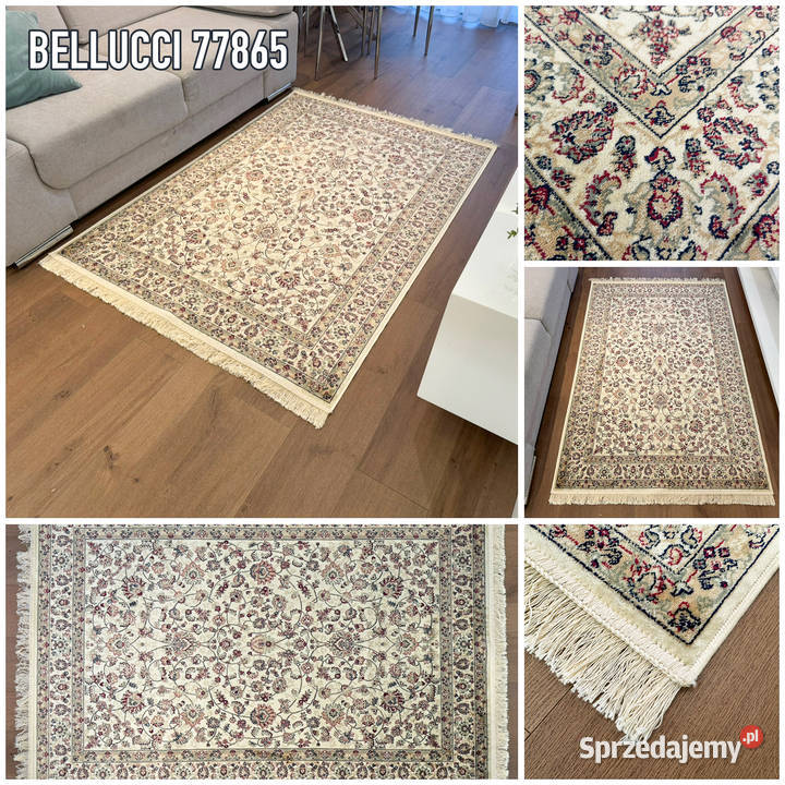 EKSKLUZYWNY CIENKI DYWAN 160X230 BELLUCCI 77865 beżowy Białystok