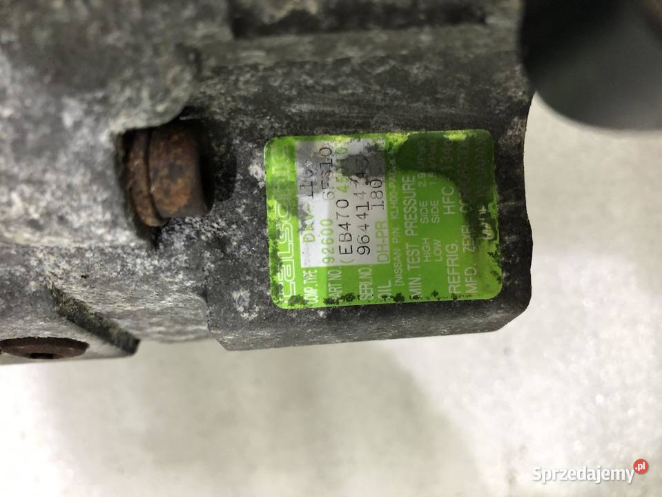 SPRĘŻARKA KLIMATYZACJI NISSAN MICRA II wielkopolskie sprzedam