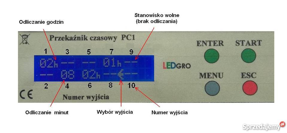 Przekaźnik czasowy odmierzanie czasu 10 Ostrów Mazowiecka