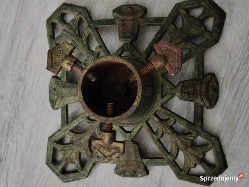 Stary żeliwny stojak pod choinkę zachodniopomorskie Choszczno sprzedam