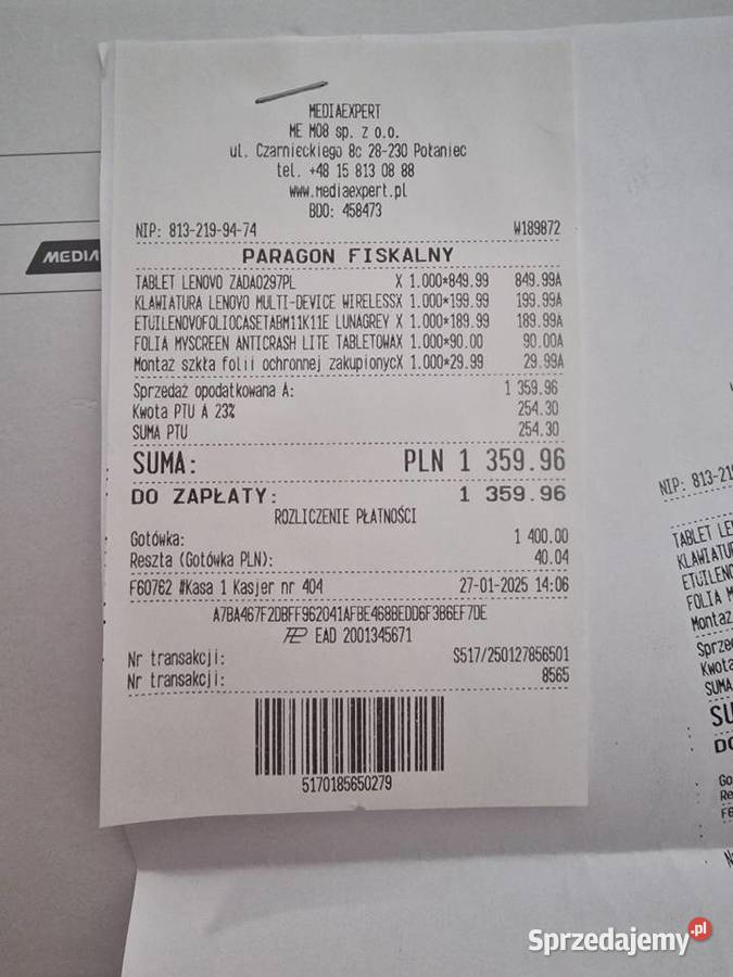 Tablet lenovo TAB M11 Telefony komórkowe Staszów