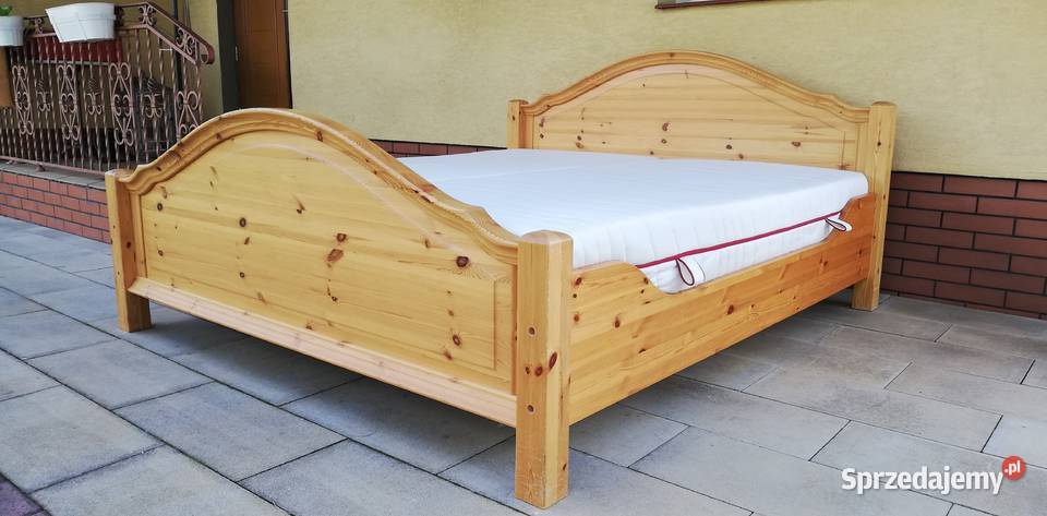 Łóżko drewniane 180x 200 łoże sypialnia stelaż mazowieckie Garwolin