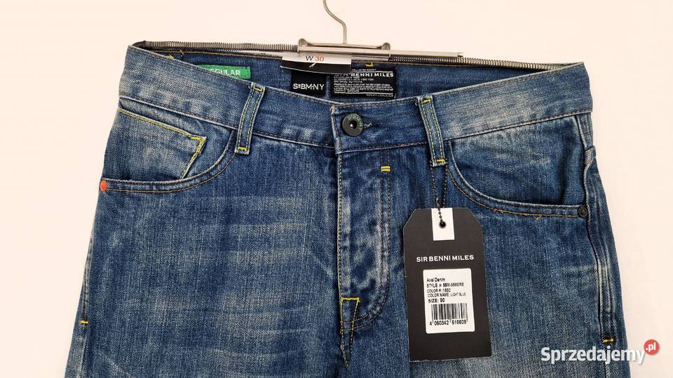 Nowe spodnie jeans Sir Benni Miles W30 S Rozmiar S Nowy Dwór Mazowiecki