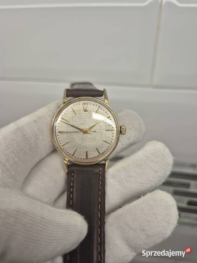 Zegarek vintage JUVENIA Linen Dial Cal 611 śląskie Chorzów