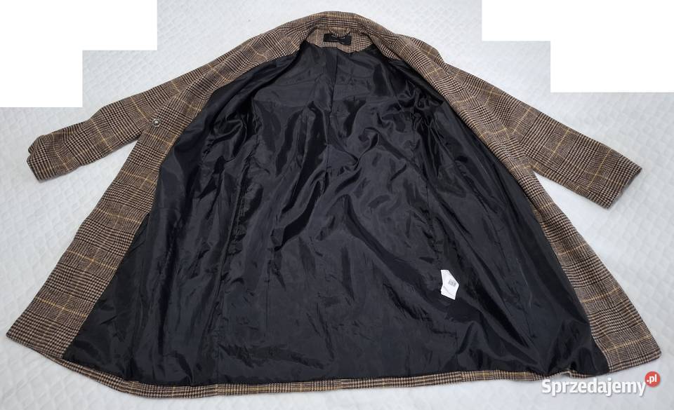 Płaszcz damski długi rękaw brązowy Sinsay XXL 44 Czeladź