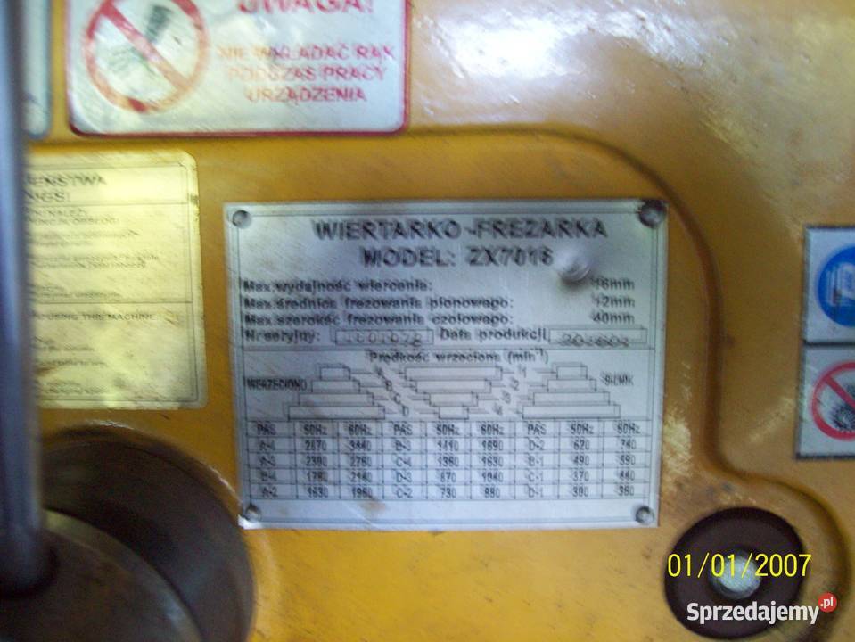 Wiertarko Frezarka 400v małopolskie