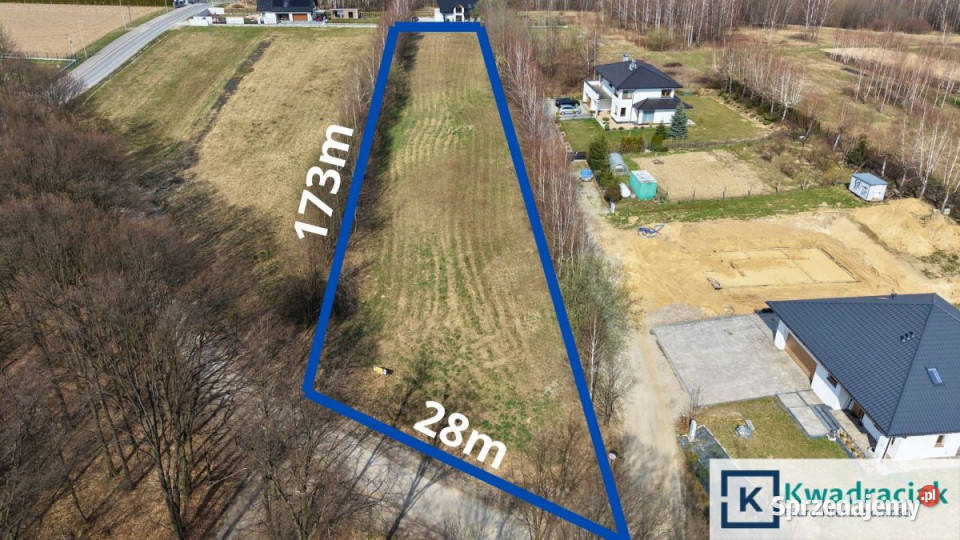 Działka Malawa 4900m2 163zł/m2