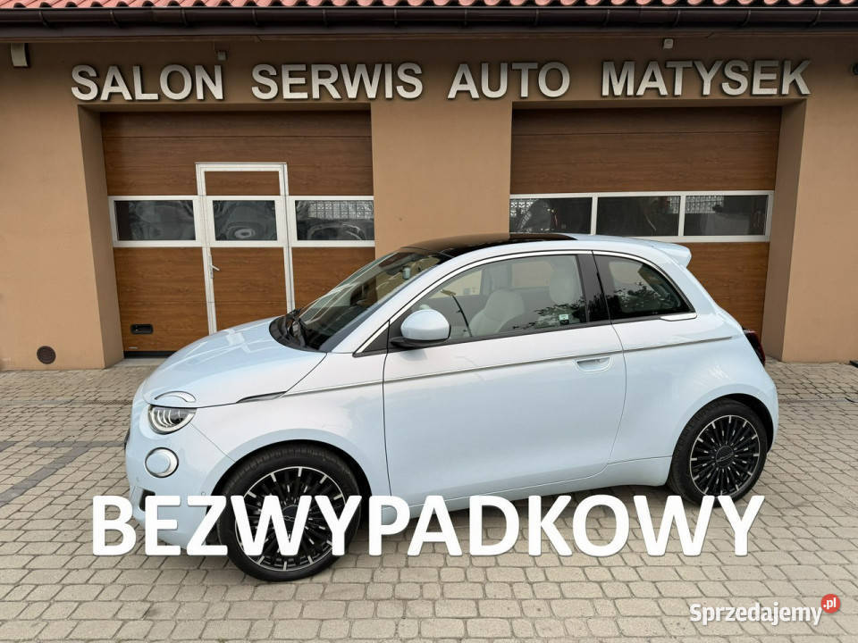 Fiat 500e La Prima Krajowy 1Właściciel Vat23 Orzech