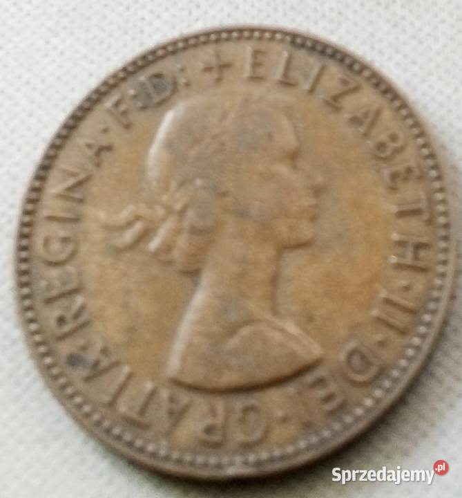 WIELKA BRYTANIAHALF PENNY1959 rSTATEK Numizmatyka