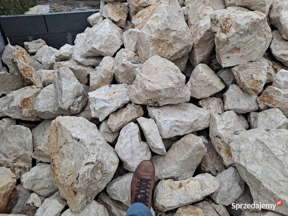 Kamień ogrodowy biały głaz białe głazy 90350 mm