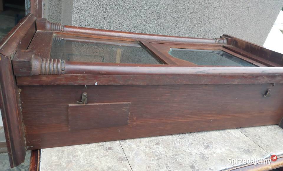 S120 Skrzynia obudowa starego zegara witrynka Tczew