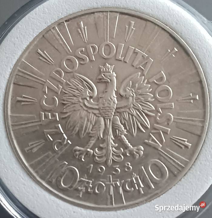 10 J Piłsudski 1938 r 2 Piękne i oryginalne Konin