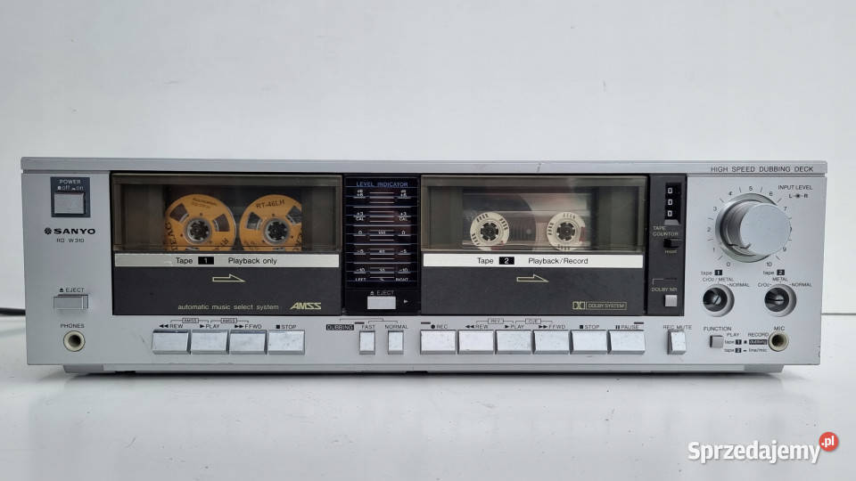 SANYO RD W 310 magnetofon cassette deck Międzychód