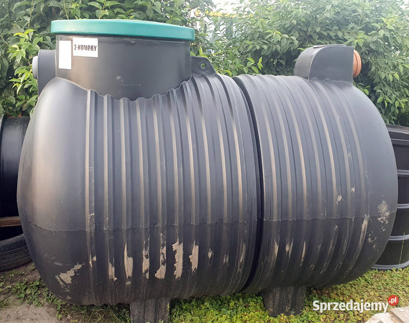 OCZYSZCZALNIA DRENAZOWA DWUKOMOROWA 3000L TUNELE