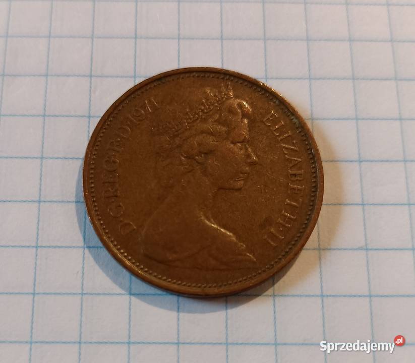 2 PENSY PENCE 1971 WIELKA BRYTANIA
