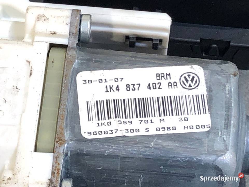 PODNOŚNIK SZYBY PRAWY PRZÓD VW GOLF V