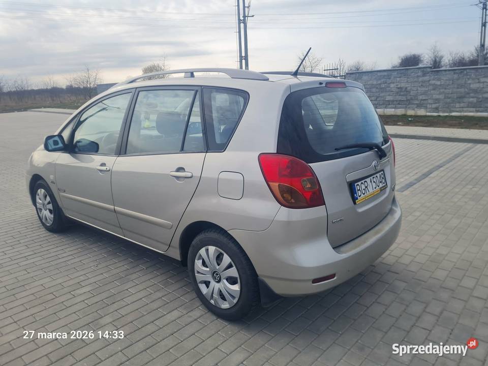 COROLLA VERSO ładna długie opłaty