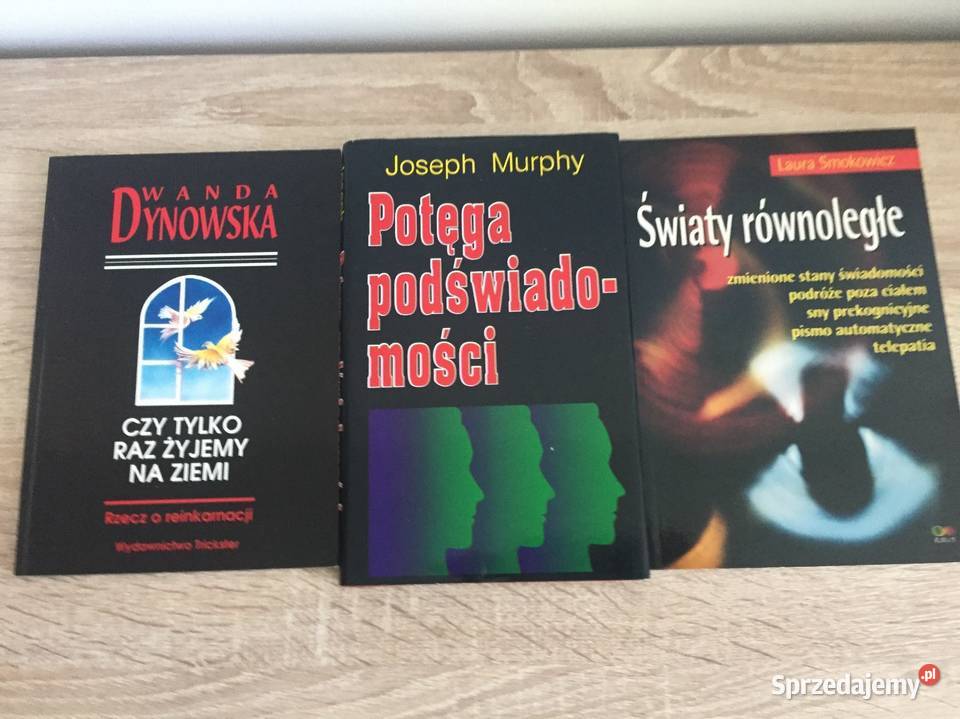 Zestaw 3 książek Potęga Podświadomości + Czy tylko raz żyjemy na ziemi itd