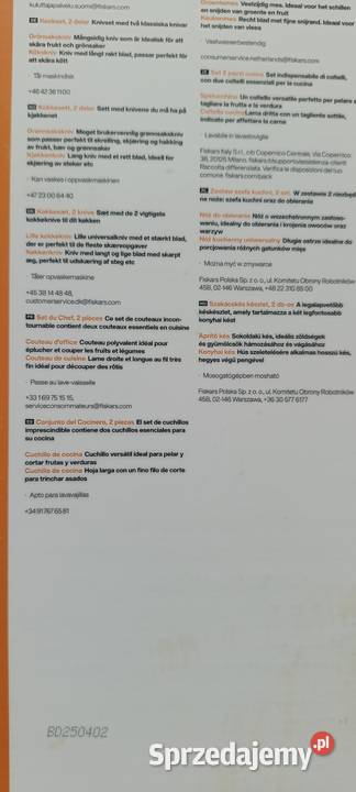 FISKARS Essential zestaw szefa kuchni 2 21 11 Ełk sprzedam