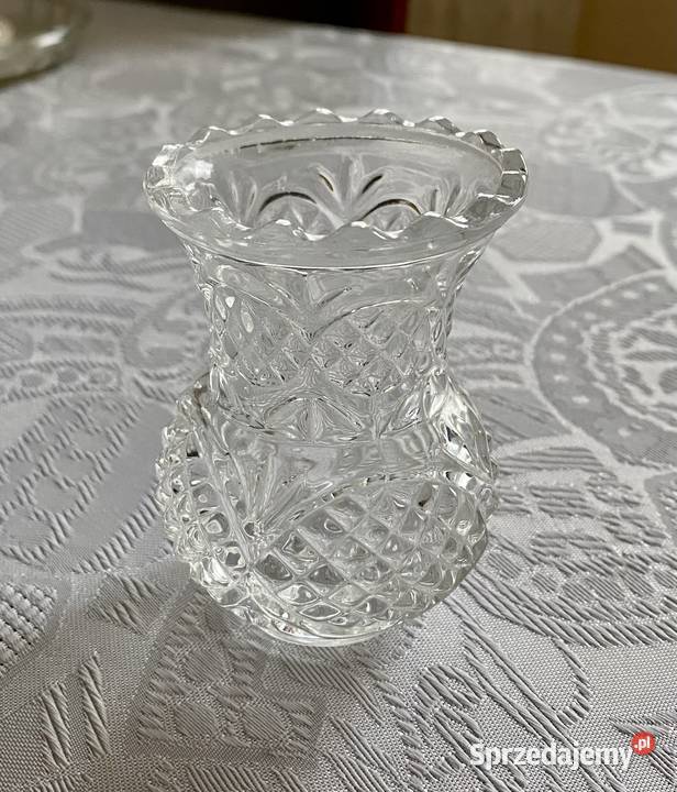 Mały kryształowy wazonik mazowieckie Warszawa