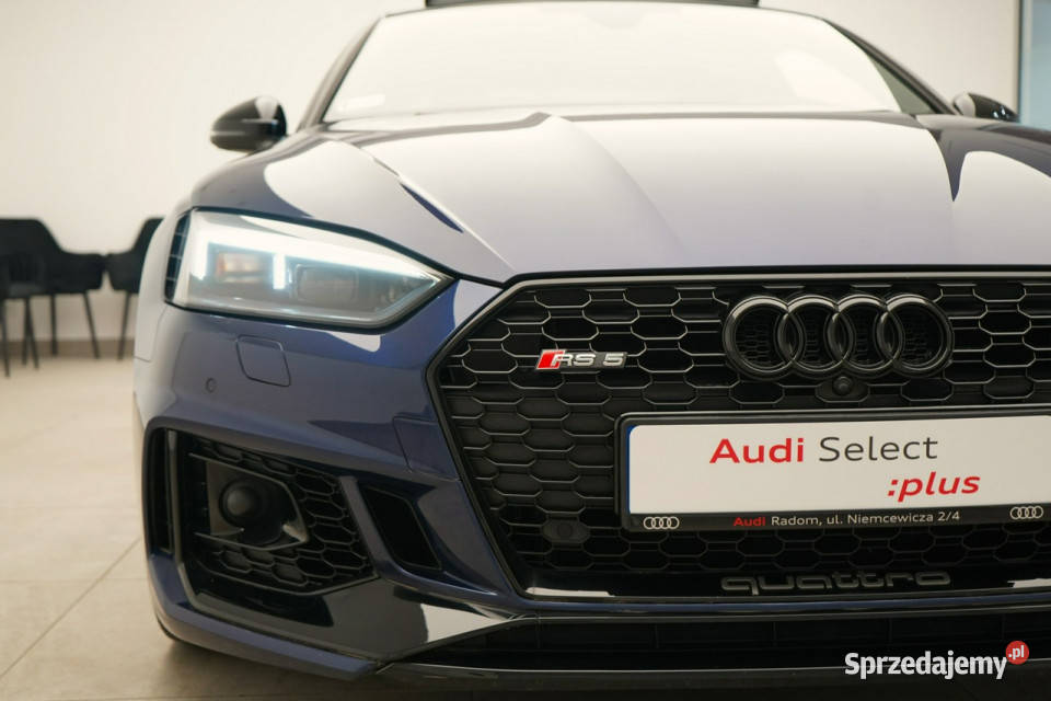 Audi RS5 Coupe 29 TFSI 450 Panorama Matrix RS czujnik zmierzchu Kielce