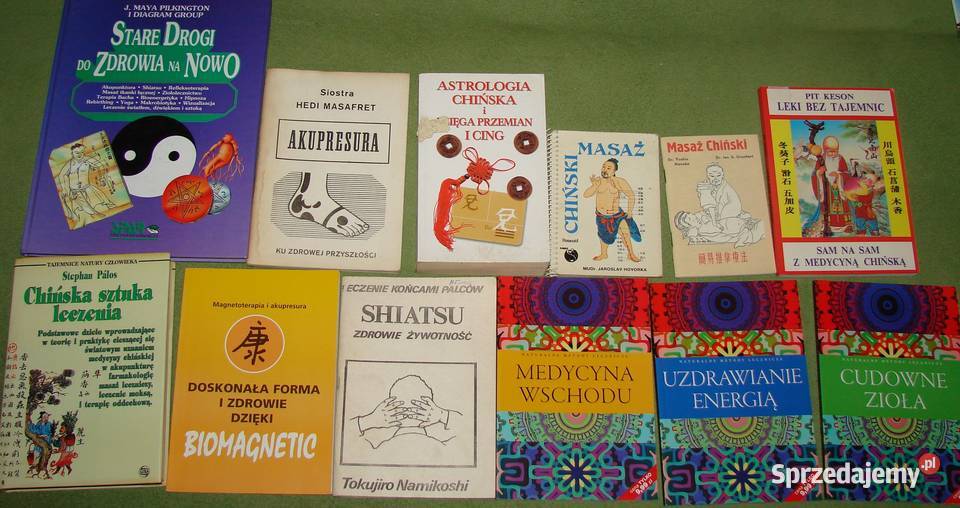 Kręgarstwo masaże akupresura książki Radom sprzedam
