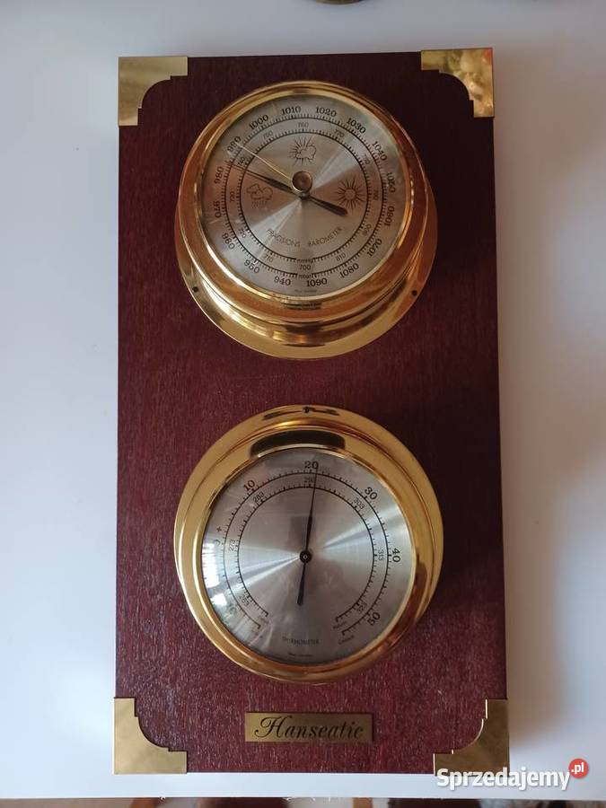 Jachtowa stacja pogody Barometr z termometrem wielkopolskie Poznań