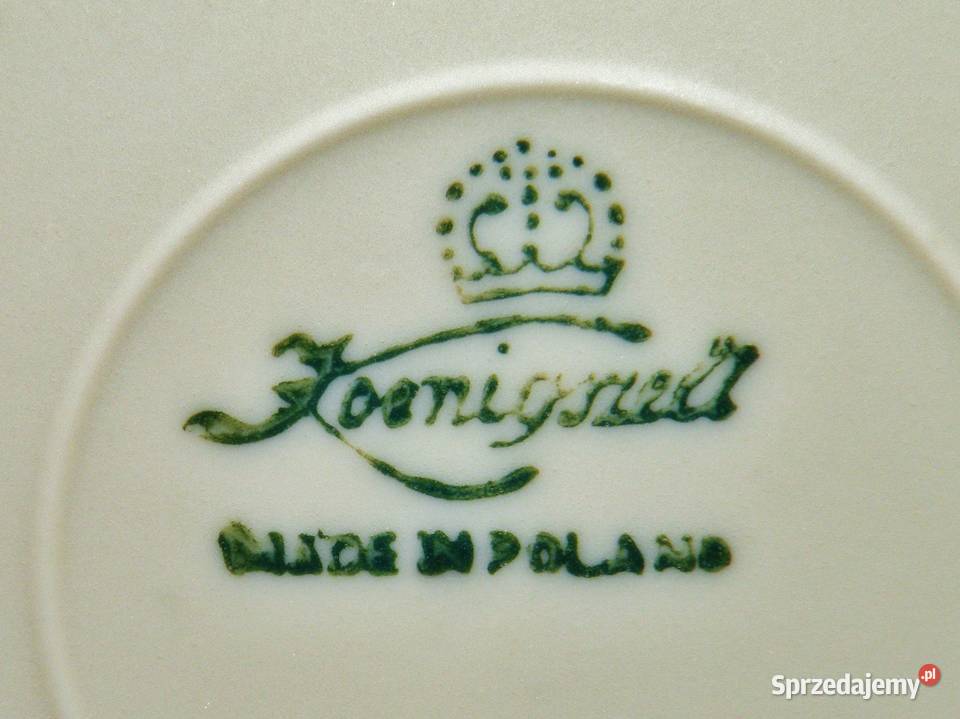 5 spodków porcelanowych Koenigszelt Jaworzyna