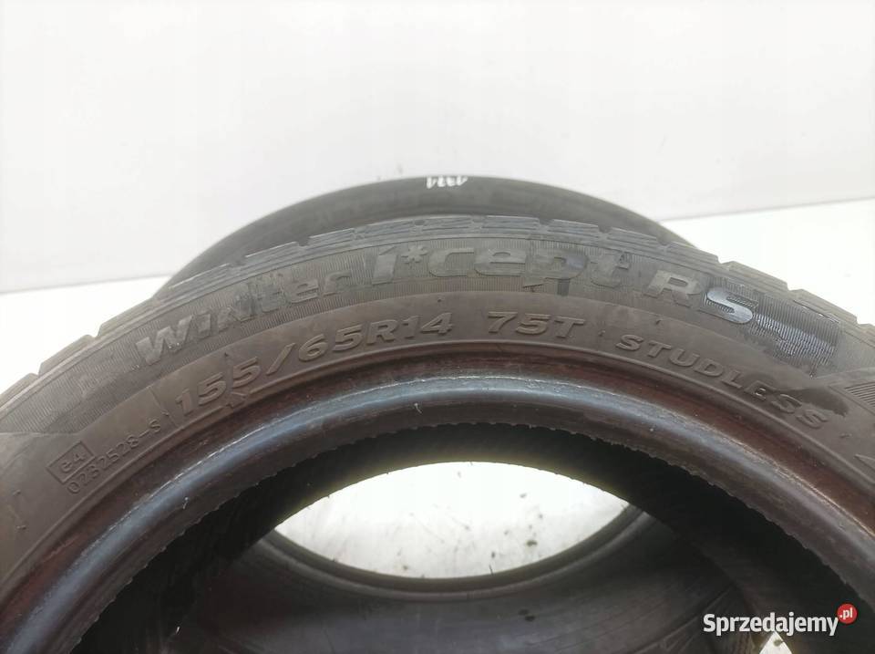 2x OPONA ZIMOWA HANKOOK WINTER ICEPT RS 15565R14 14cale Motoryzacja