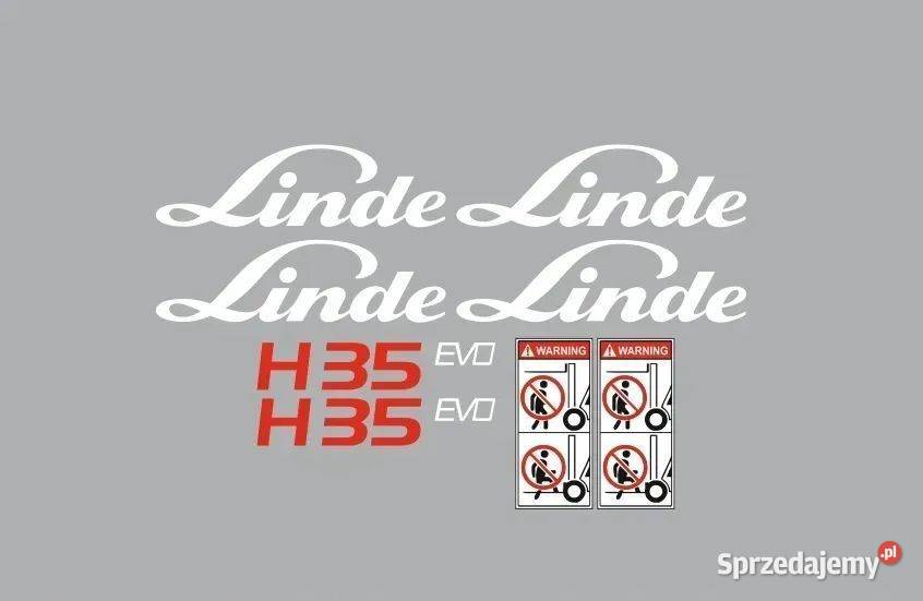 Naklejki oklejenie naklejka LINDE H35 EVO