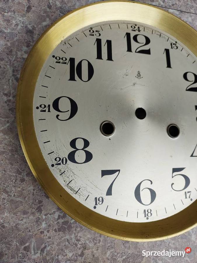 728 Tarcza starego zegara oryginał GB Gustav