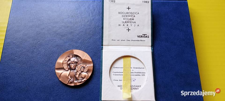Stare monety Medal Jasnogórska Matka Kościoła Lesko