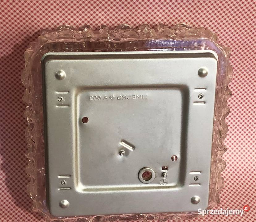 Plafon kinkiet Glashutte Limburg Niemcy lata 70 Myślachowice