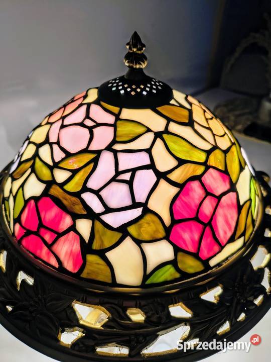 Tiffany lampa witrażowa wisząca plafon sufitowa Plafony Zaręba