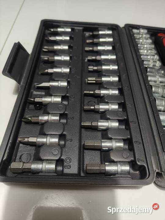 Zestaw kluczy nasadowych 46 elementów Zabrze