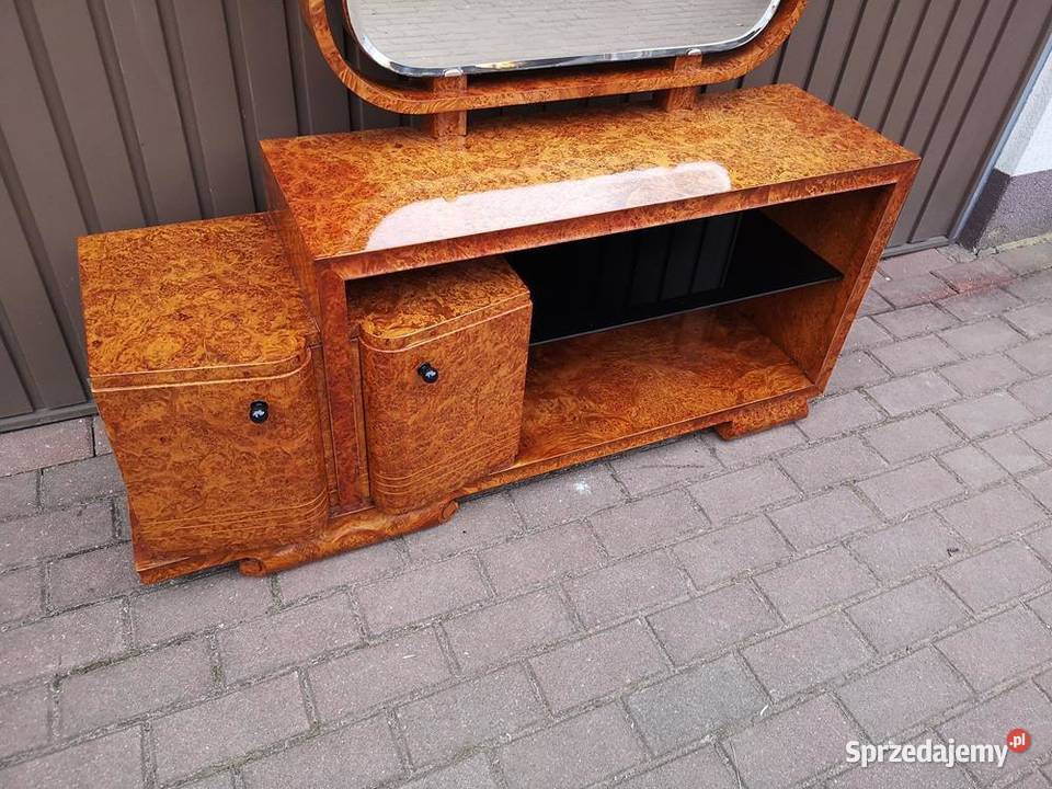 Toaletka Art Deco Politura OrzechUnikat Stara Swarzędz