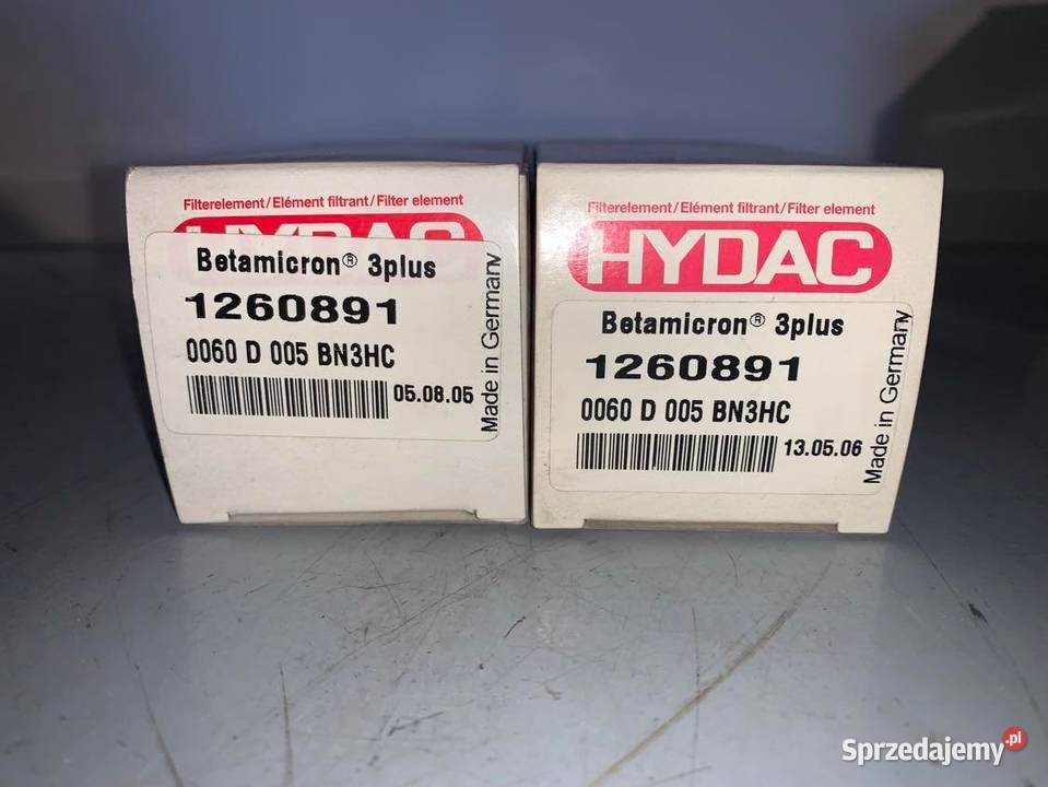 Filtr Olejowy 0060 D 005 BN3HC 1260891 Hydac