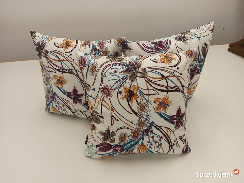 Poduszka dekoracyjna w kwiaty na wymiar Radom wielokolorowy