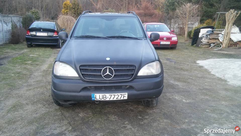 Mercedes ML320 Gaz Projekt Raptor Czarny Zamiana elektryczne szyby