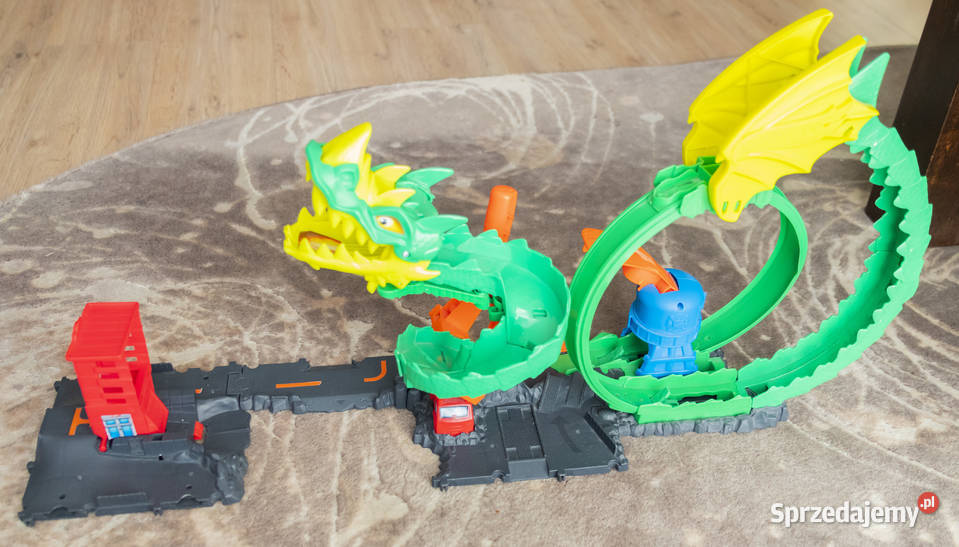 Hot Wheels City Pętla Smoka Atak smoka na straż