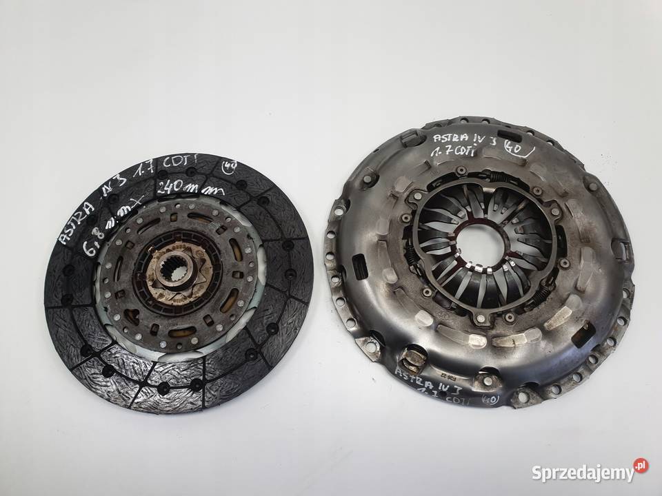 Opel Astra IV J 17 CDTI TARCZA DOCISK sprzęgło lubelskie