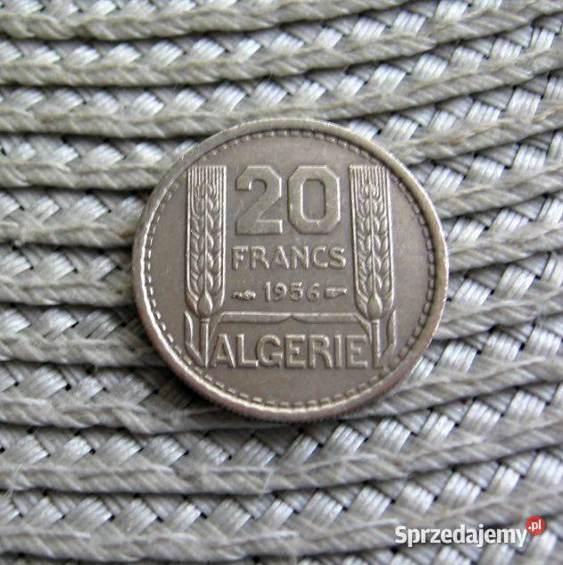 Algieria Francuska 20 Frank 1956r Kalisz