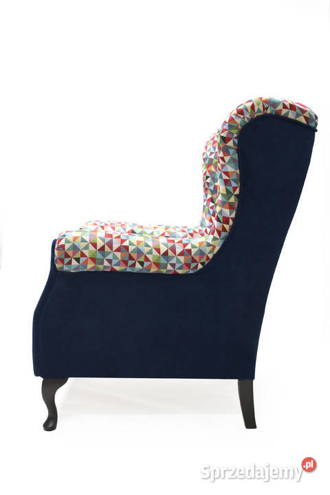 Fotel Uszak Designerski Wypoczynkowy Patchwork wielkopolskie