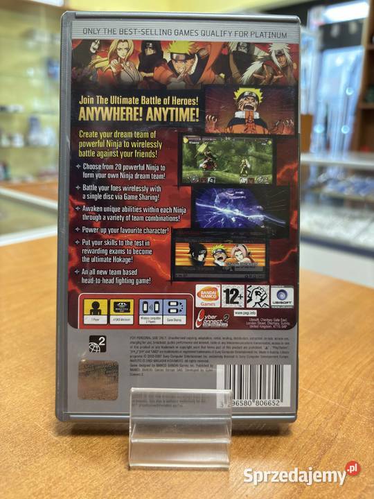 Naruto Ultimate Ninja Heroes PlayStation zręcznościowe Elbląg sprzedam